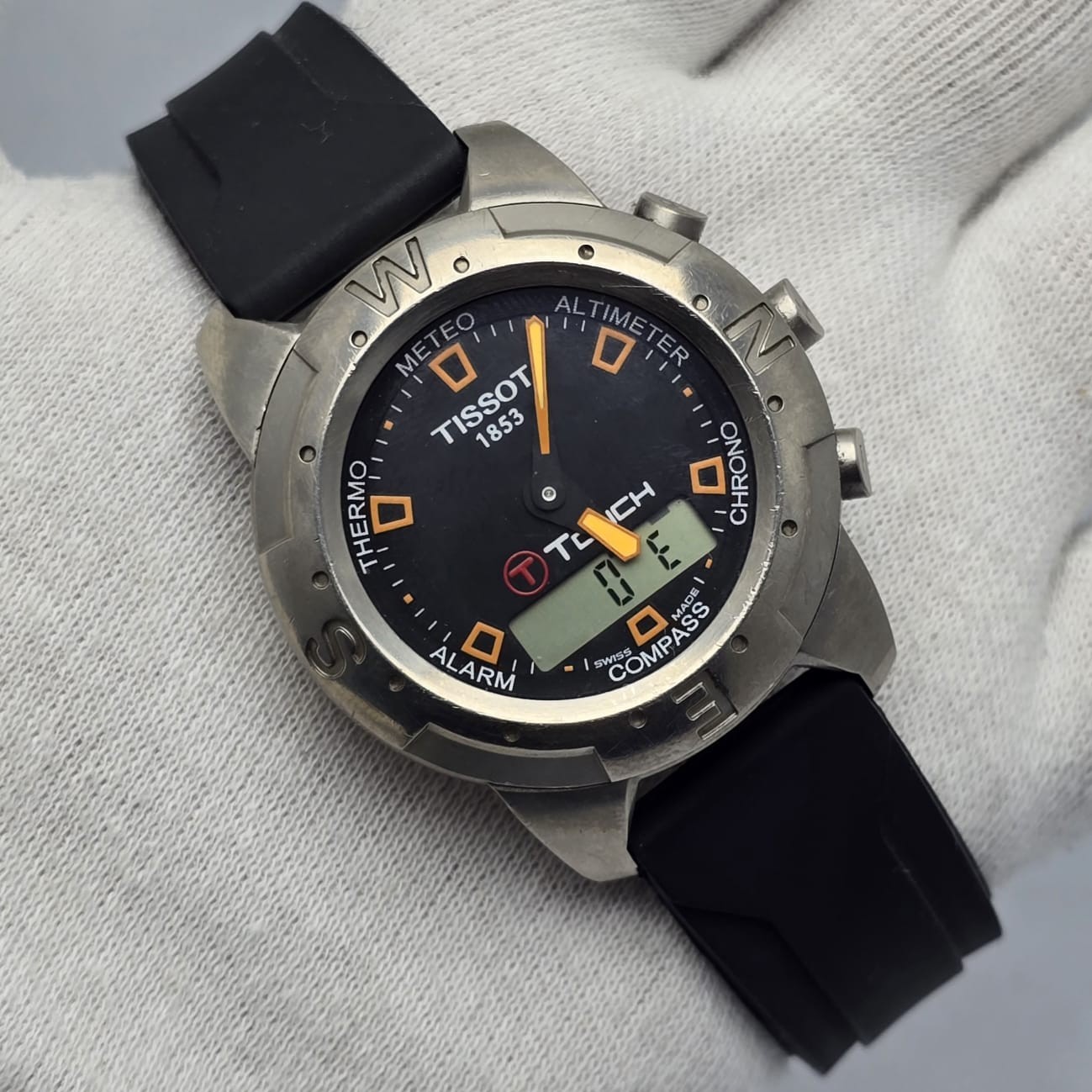 Tissot T-Touch Titanium 252/352 Touchscreen Sapphire Swiss Alarm Compass Watch