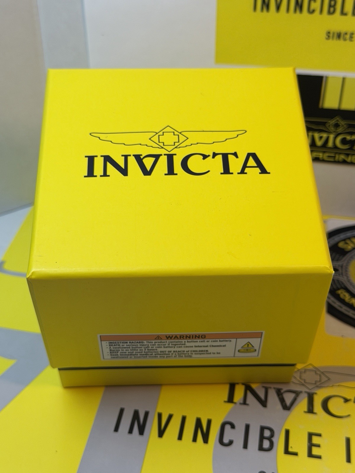 Invicta Bolt Surge Men’s 52mm, White Silicone Gold Chronograph Watch! SHARP!!