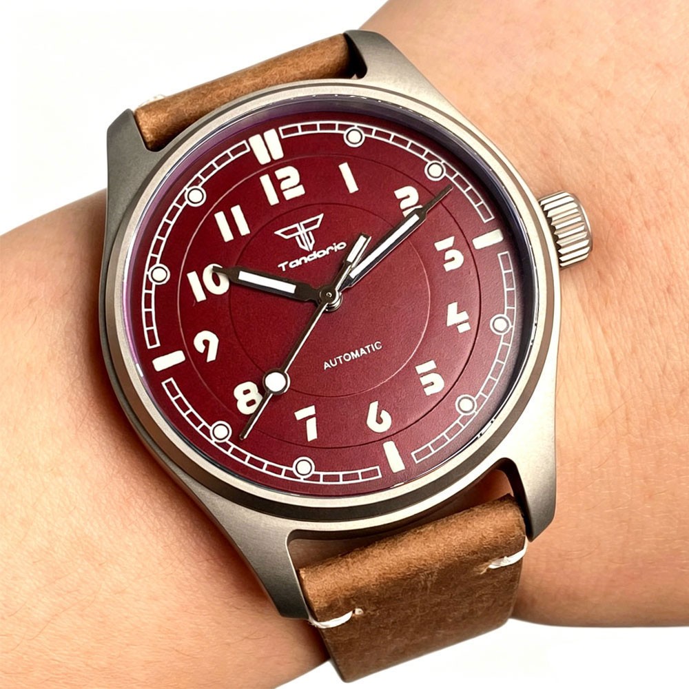39mm NH35 Titanium Case Luxury Business 20ATM Diver Swim Men Mechanical Watch