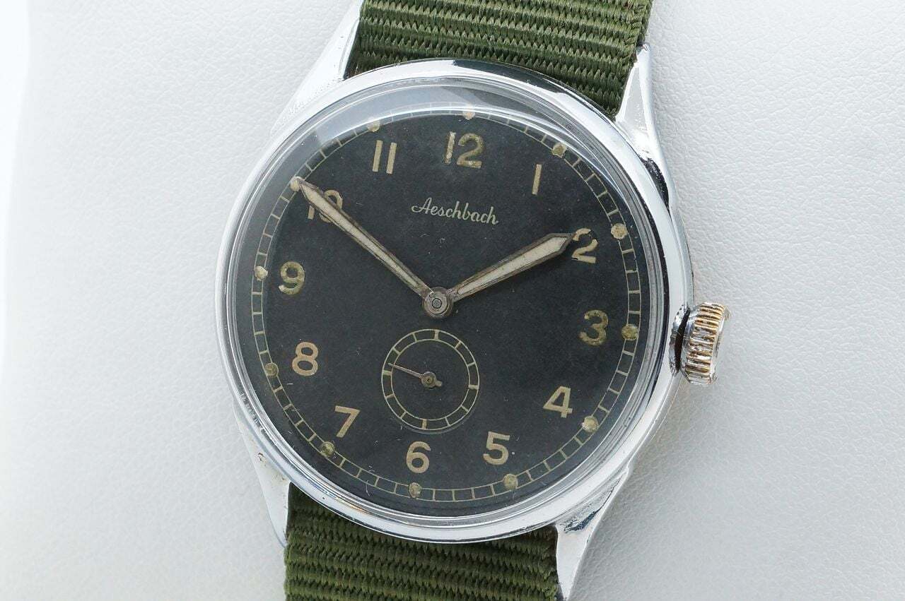Aeschbach WW2 Pattern German Wehrmacht & Luftwaffe Dienstuhr (Service Watch)