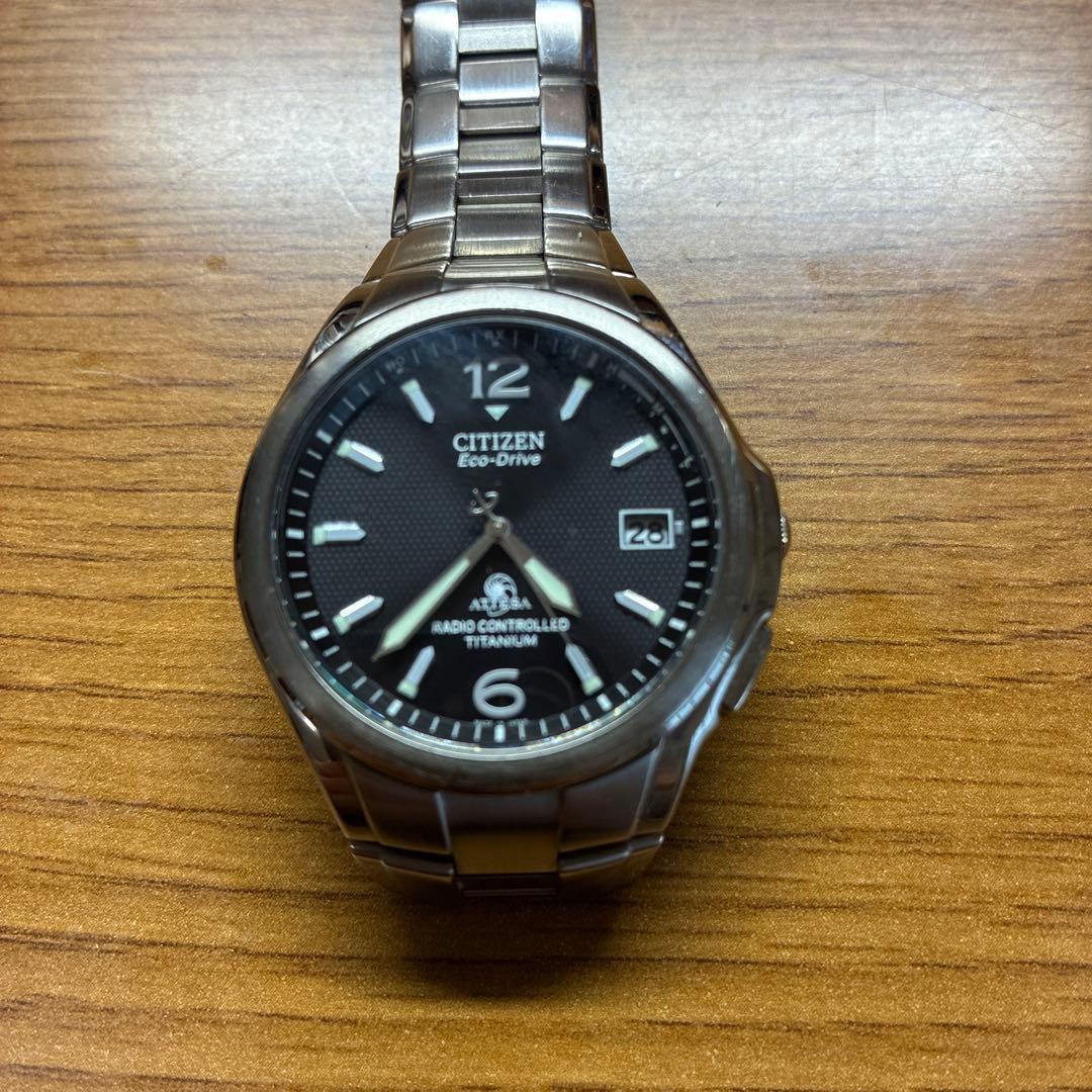 CITIZEN ATTESA Eco-Drive Radio-Controlled Watch, Titanium
