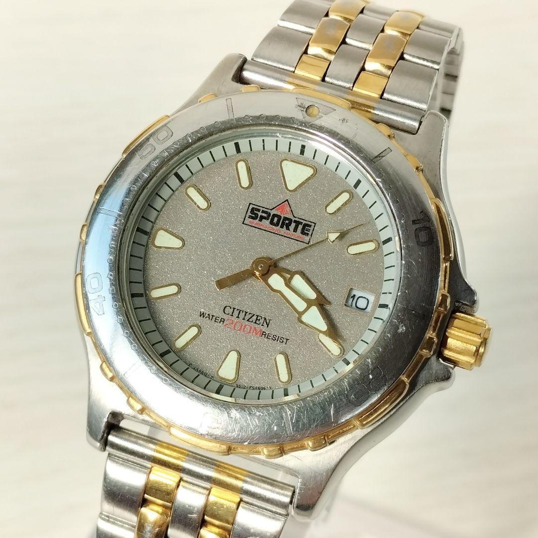Citizen Sporte 5512-F50506 Men’s Quartz Watch (Working Condition)