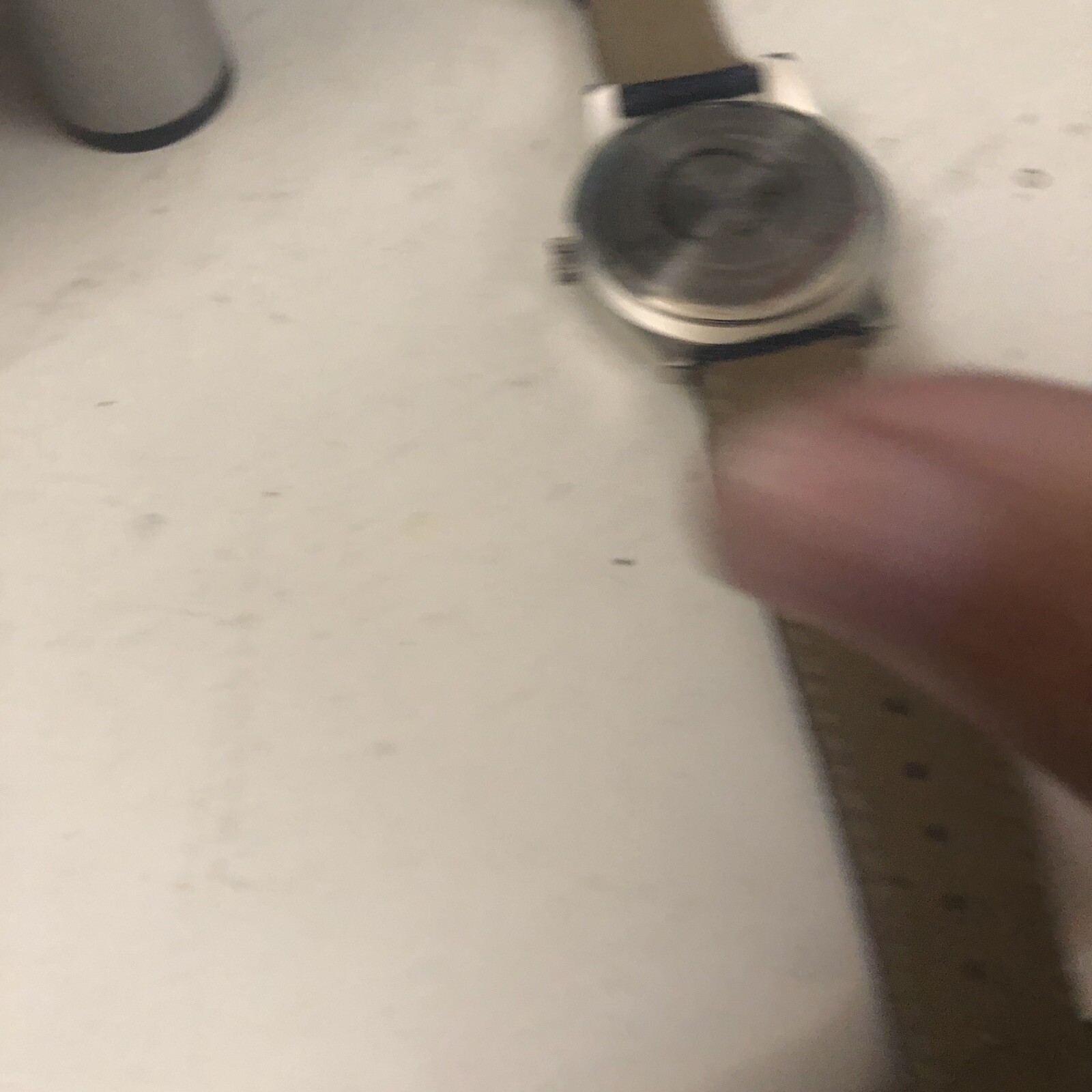 American Eagle Outfitters AEO Watch Domed Mineral Crystal Denim Strap