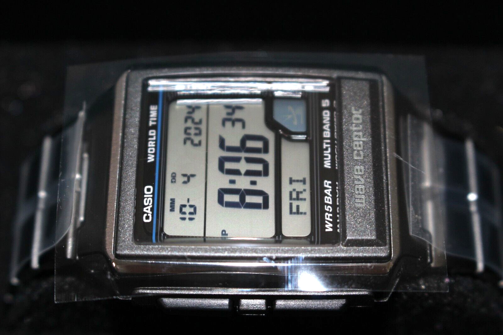 CASIO WAVE CEPTOR WV-59RD-1AJF Men’s Watch Super Illuminator Stainless Steel