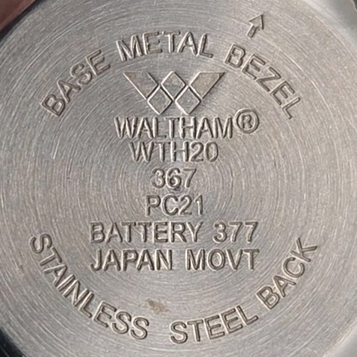 Waltham 27mm Sport Watch Easy Reader Outdoors Expedition Looks Japn Quartz Watch