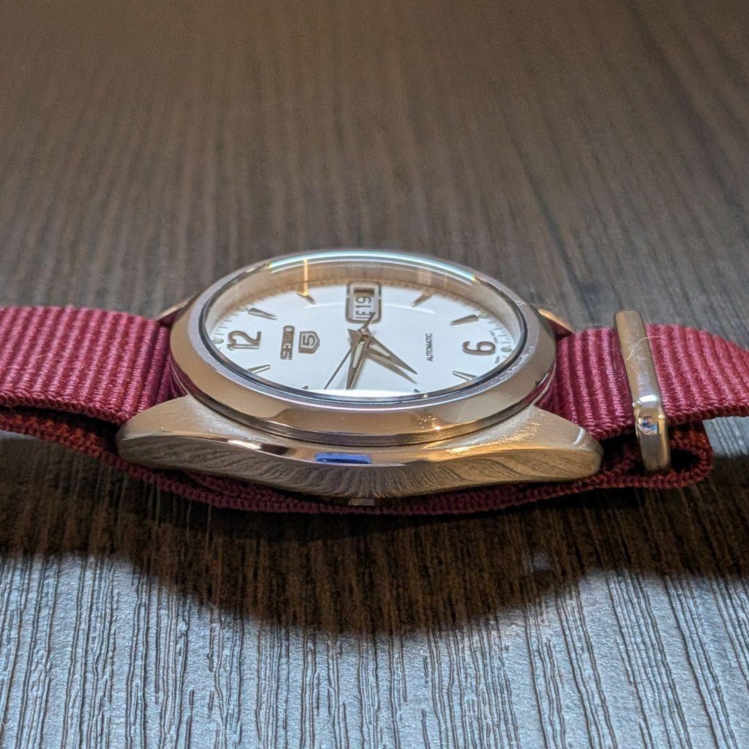Seiko 5 7S26-0440 Automatic Watch Sapphire Crystal NATO Strap