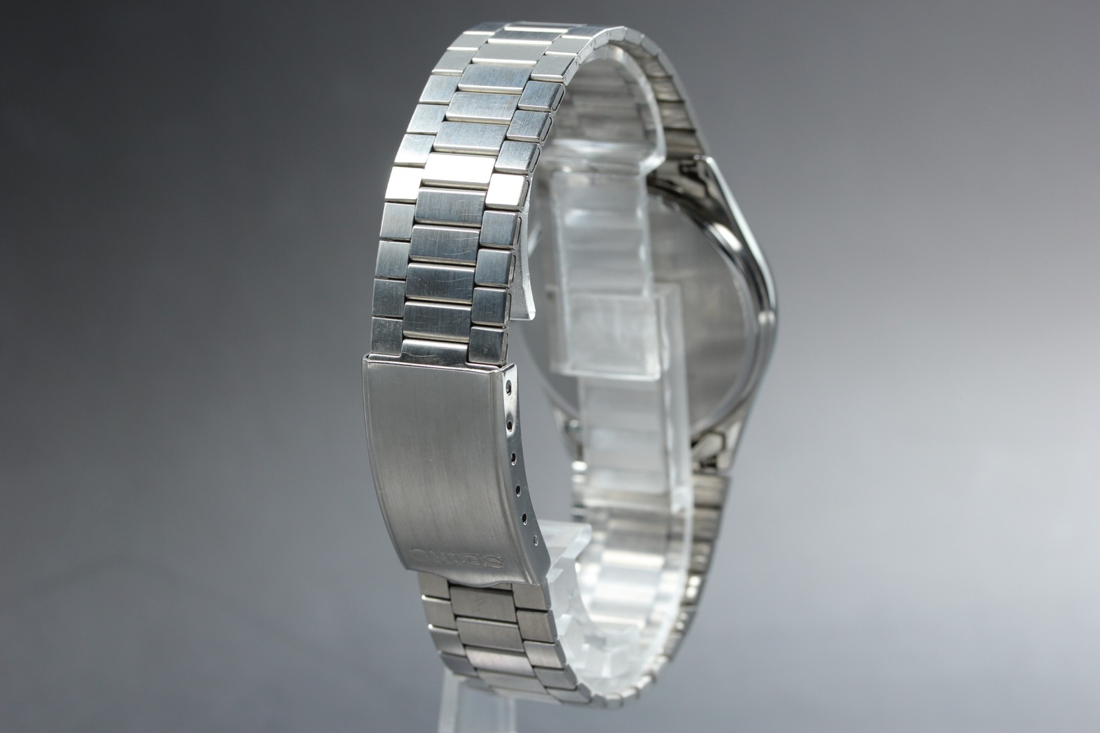 [Near MINT+] Vintage SEIKO Spirit 7N48-7A00 34mm White Dial Quartz Men’s Watch
