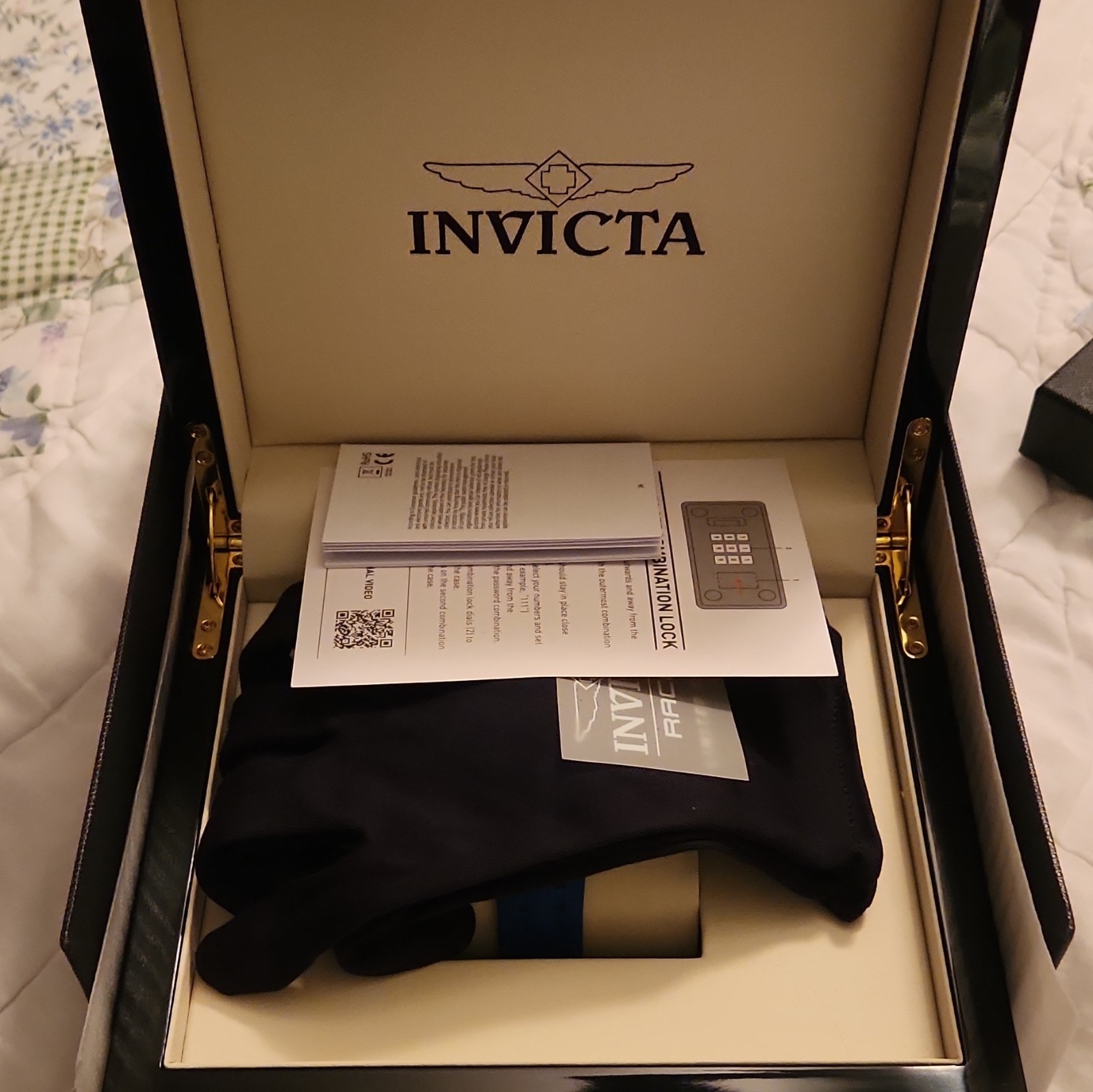 Invicta Celestial Earth Limited Edition Quartz Watch Blue Silicone Band!