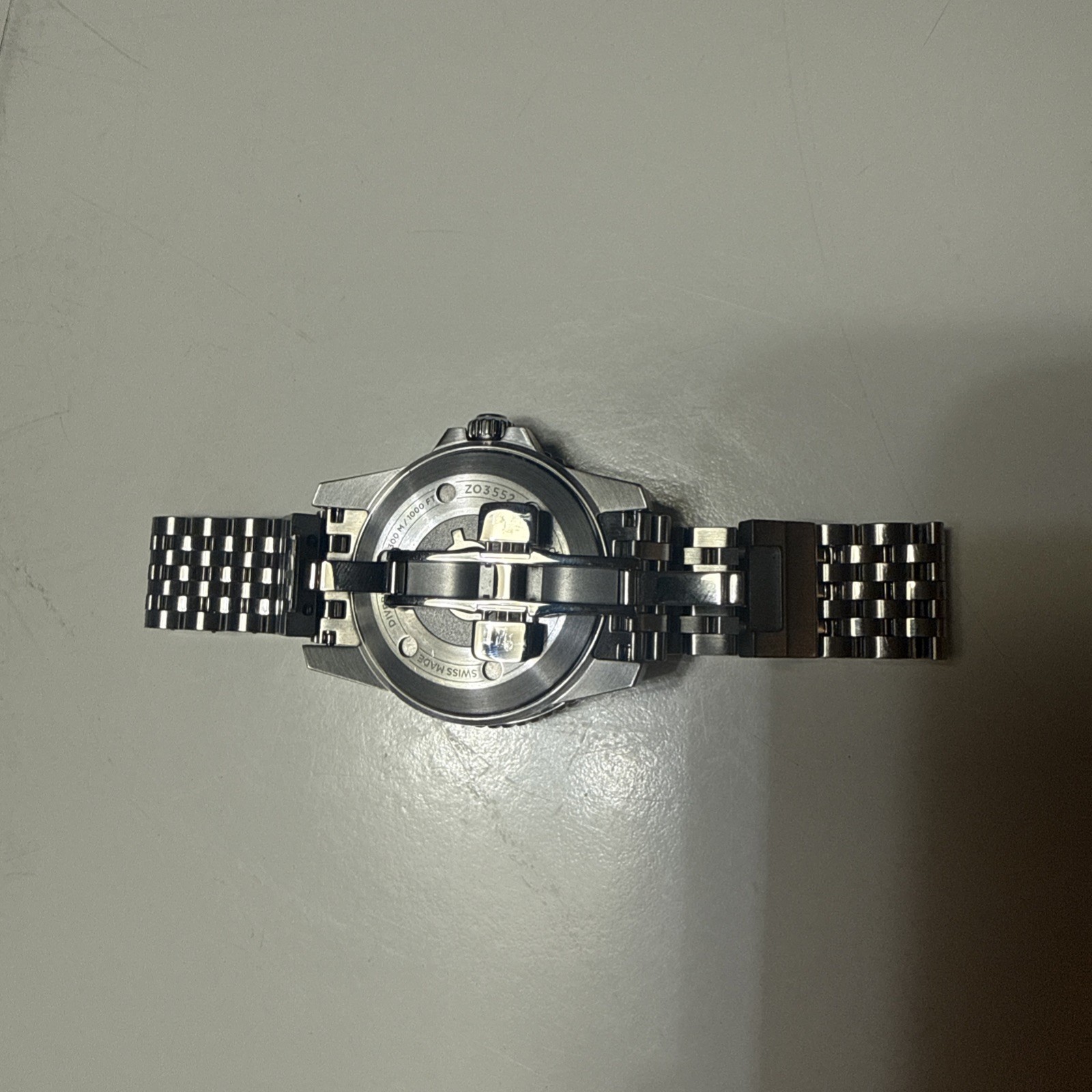 Zodiac Super Sea Wolf Pro Diver Automatic Black Silver Watch ZO3552 Box