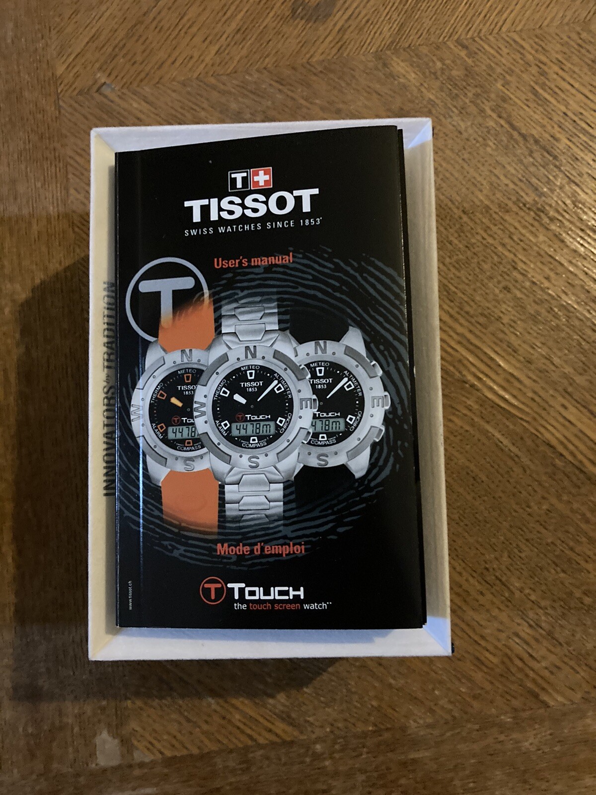 Tissot 1853 TITANIUM Smart Watch T-Touch, Swiss Made Series Z 252/352