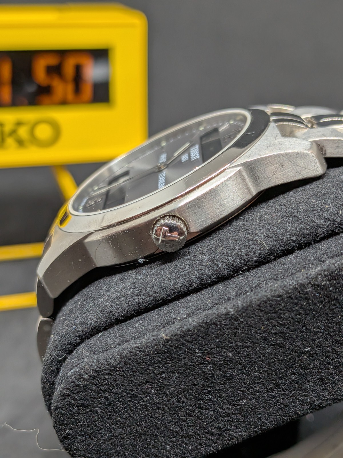 Tissot PR50 Titanium Watch Ref. J390/490 Quartz Working