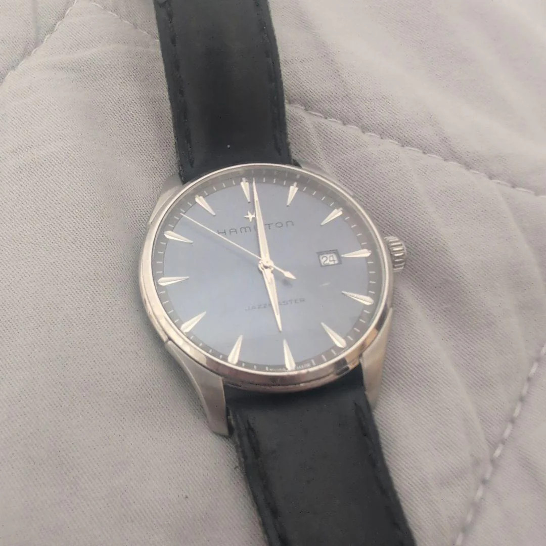 HAMILTON JAZZMASTER GENT QUARTZ H32451731 Stainless Steel 40mm Black Dial