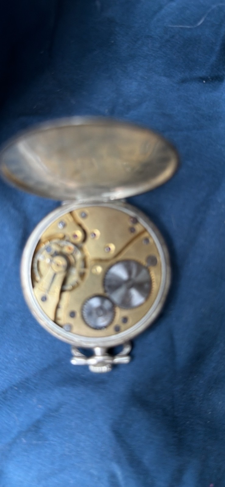 Vintage 1920s OMEGA Pocket Watch 24Hr Military Dial Solid 0.900 Silver REPAIR