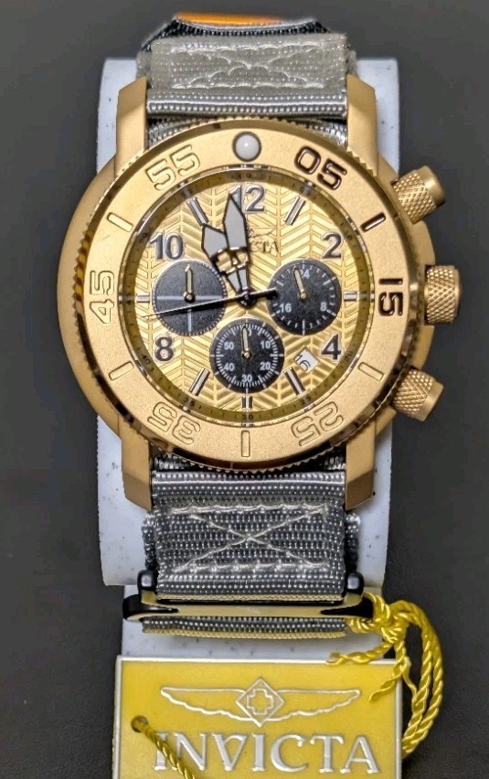 Invicta Coalition Forces Sovereign Ops Men’s Watch (Model 50099) – Black & Gold