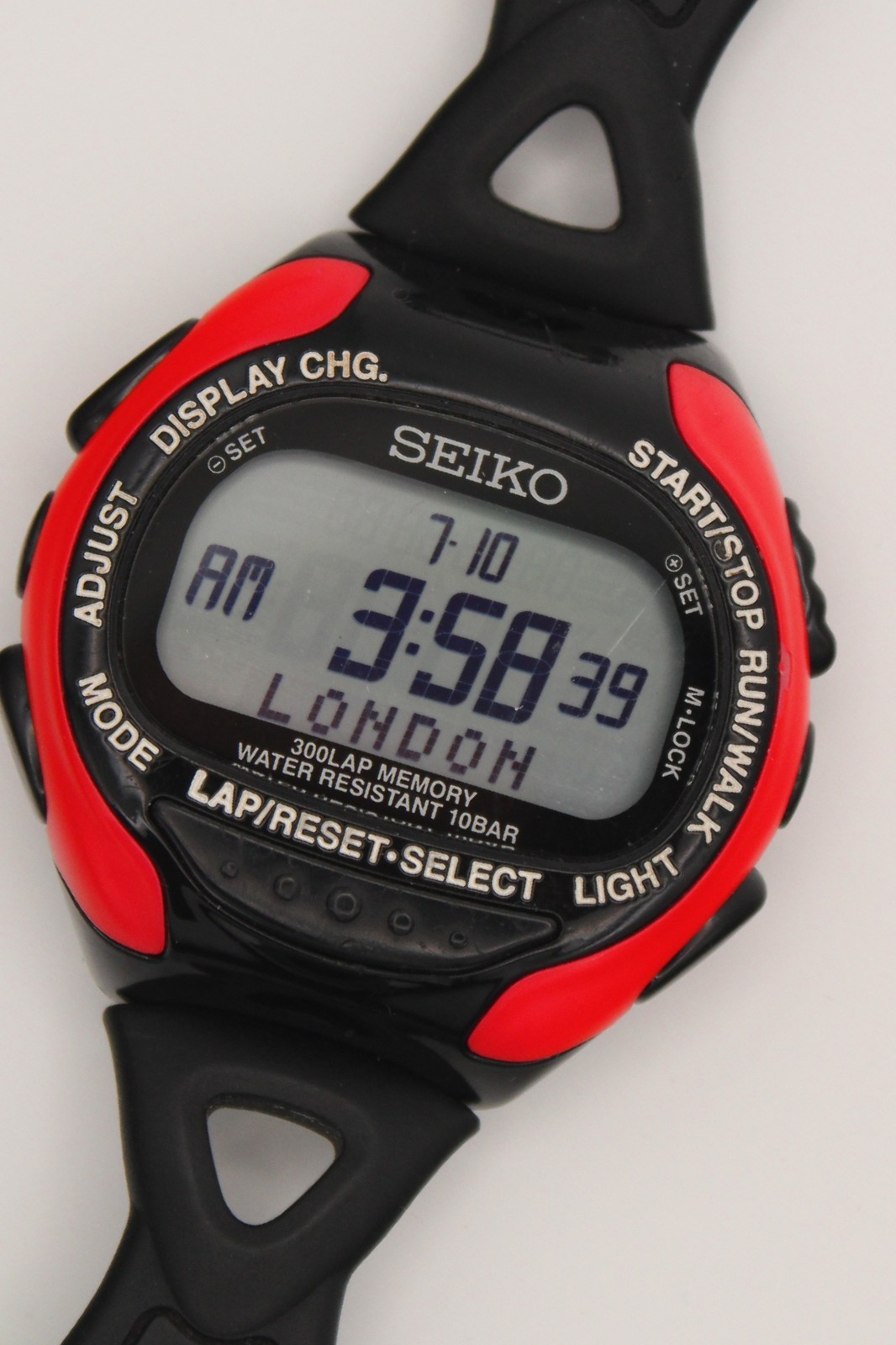 Seiko Tokyo Marathon 2012 Digital Running Watch 300 Lap Memory