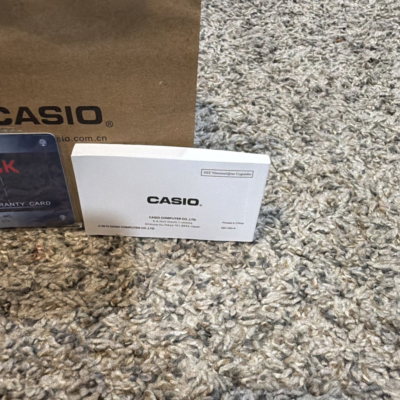 Casio G-Shock GA-2100 Custom Casioak Black And Grey With White Band. With Band