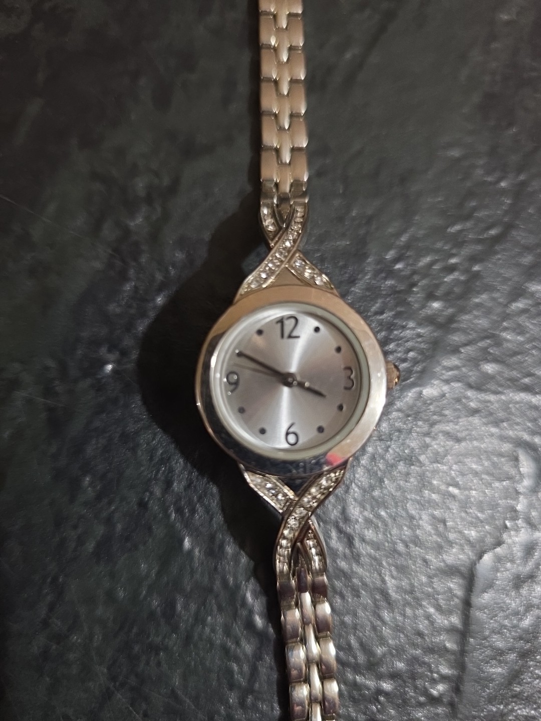 Allude Women’s Cubic zirconia Analog stainless Steel Wristwatch For Partz