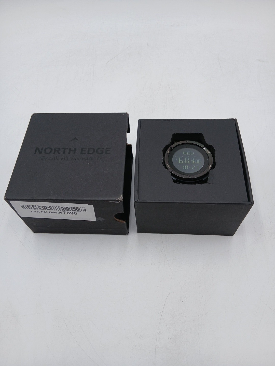 Digital Carbon fiber Men’s Watch North Edge Alps Multifunctional (Z4-C4)