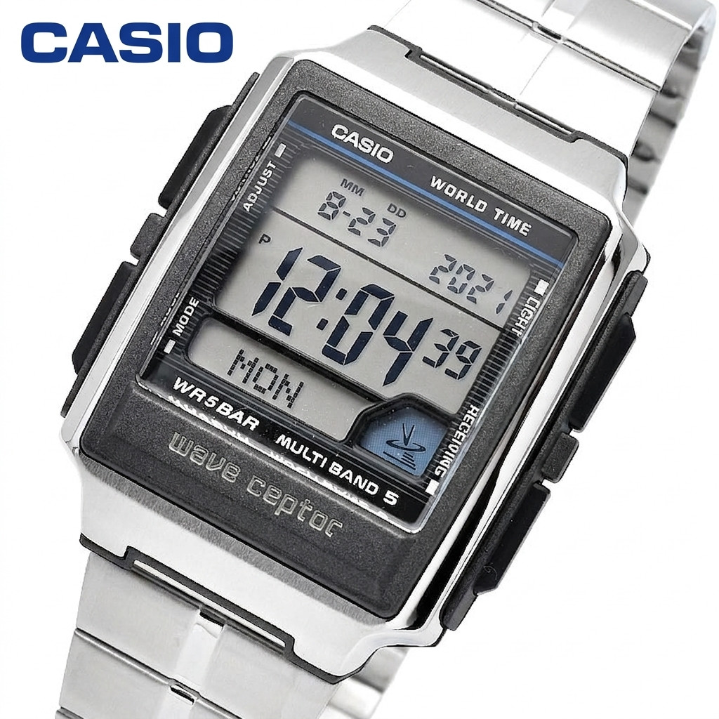 CASIO WAVE CEPTOR WV-59RD-1AJF Men’s Watch Super Illuminator in Box New