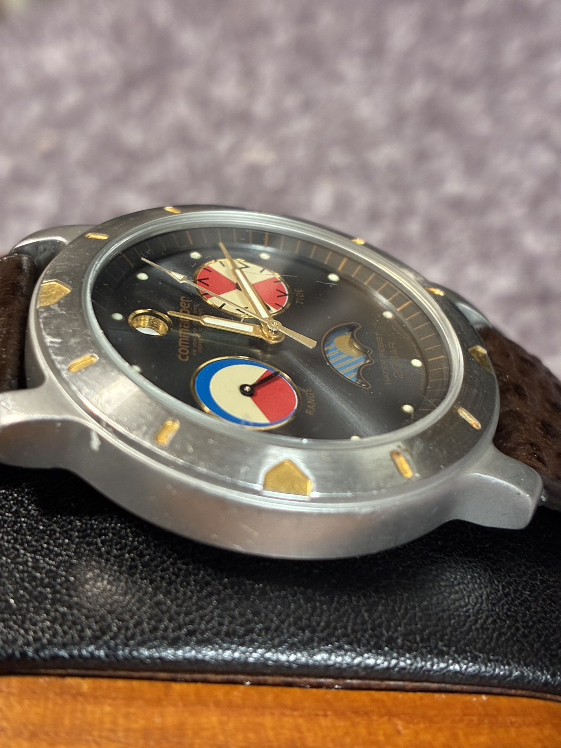 Ricoh Commander 20 Rage Tide Swiss Movement Mens Watch Fashion Classic Vintage