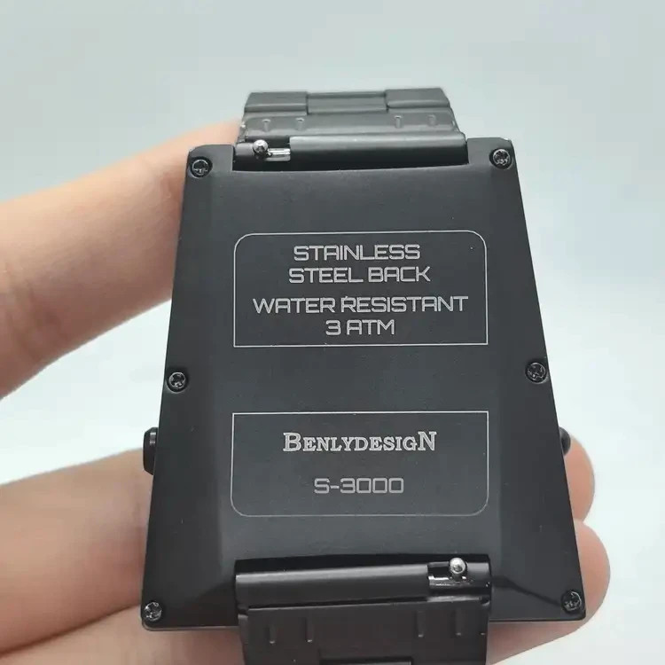 【NEW】benlydesign S3000, OLED, Men Digital Watches, Back to 1970s, gift for men