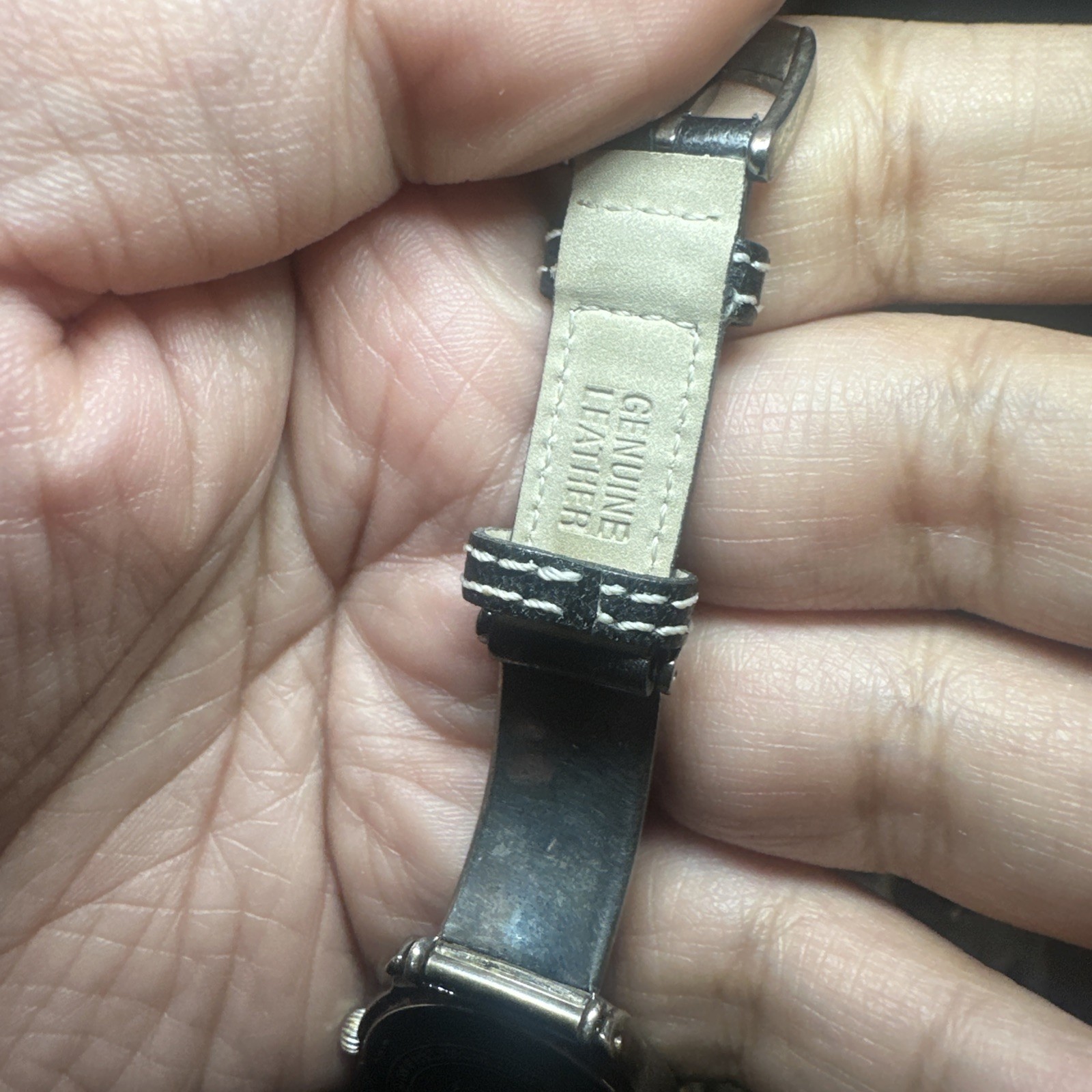 Working ECCLISSI Sterling Silver 925 Ladies Watch Bracelet Black 29mm – Mint