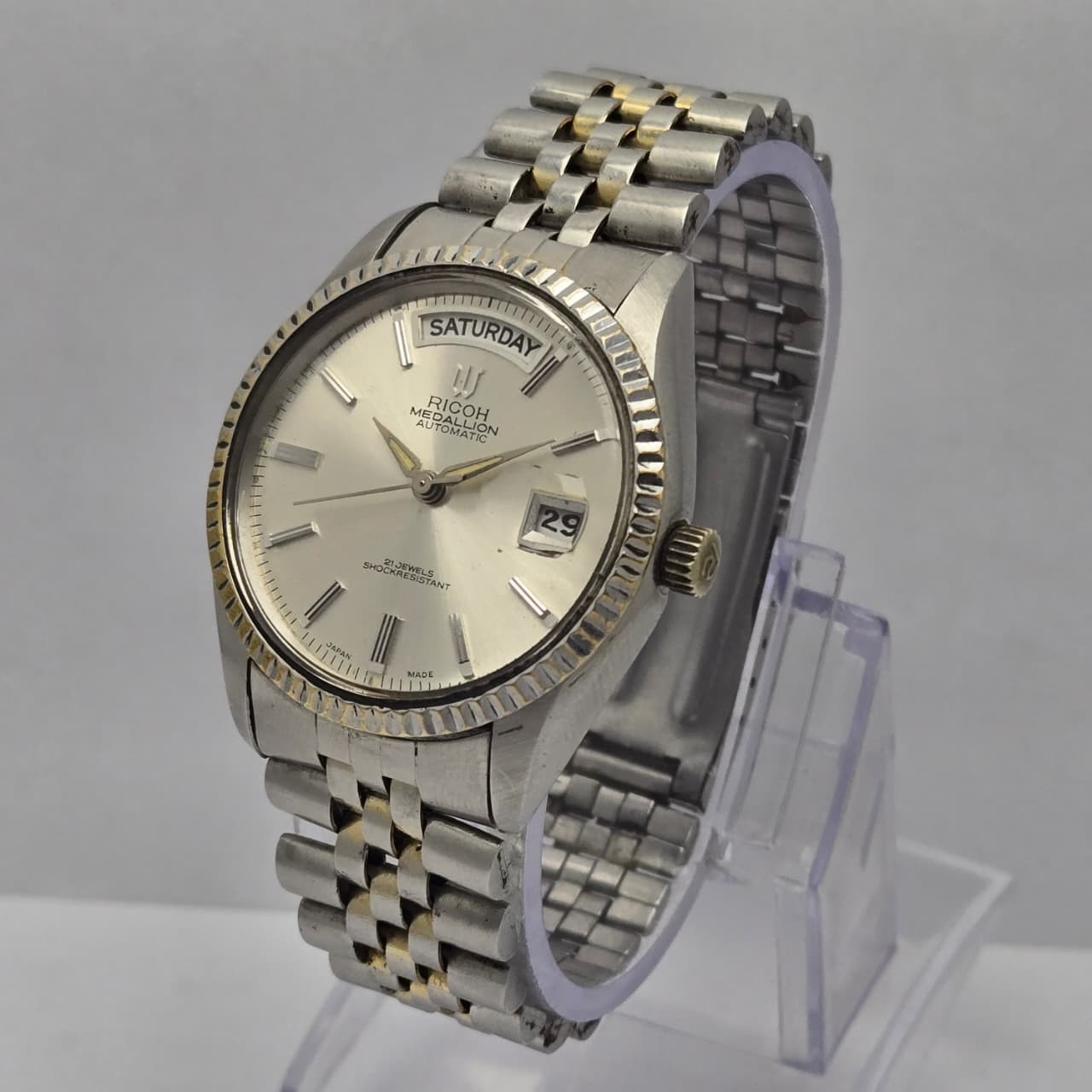 Ricoh Medallion President Automatic Day/Date Vintage Men’s Watch