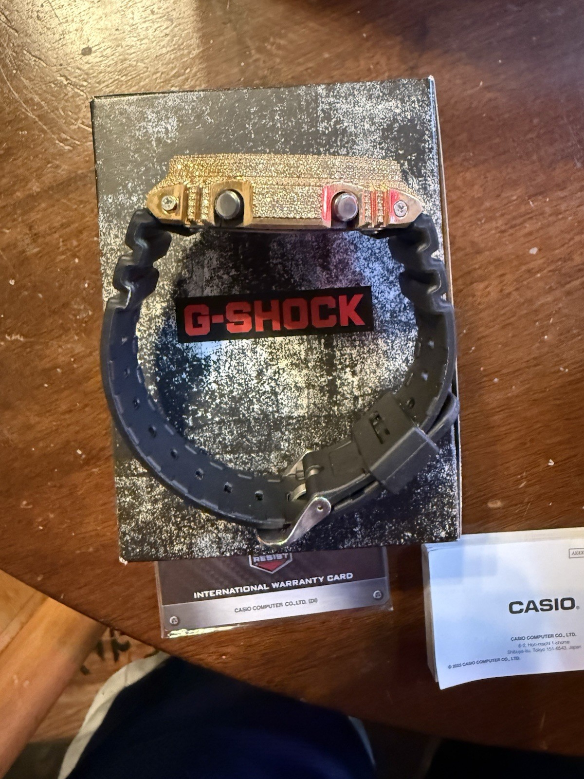 Casio G-SHOCK CUSTOM Tough Solar Bluetooth with 6.00 CT natural diamonds