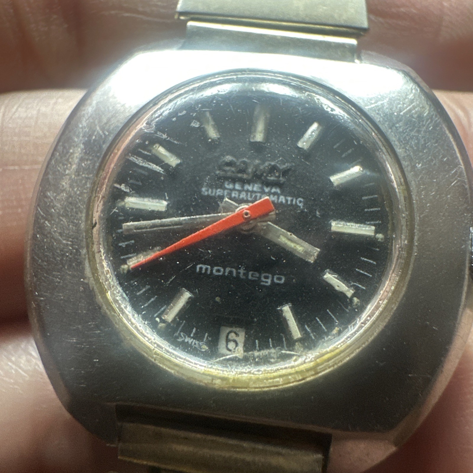 VTG Camy Super Automatic Geneve Montego Swiss Ladies Watch 29mm Need Servicing