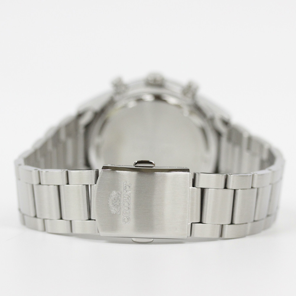 ORIENT WV0041TX Analog Solar Powered Solar Powered White Silver