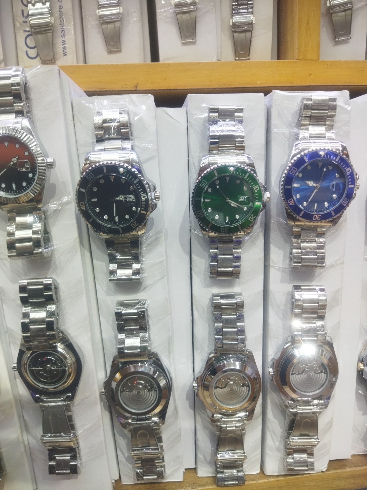 2pcsWaterproof Watch Stainless Steel Quartz Luminous Classic Business Wristwatch