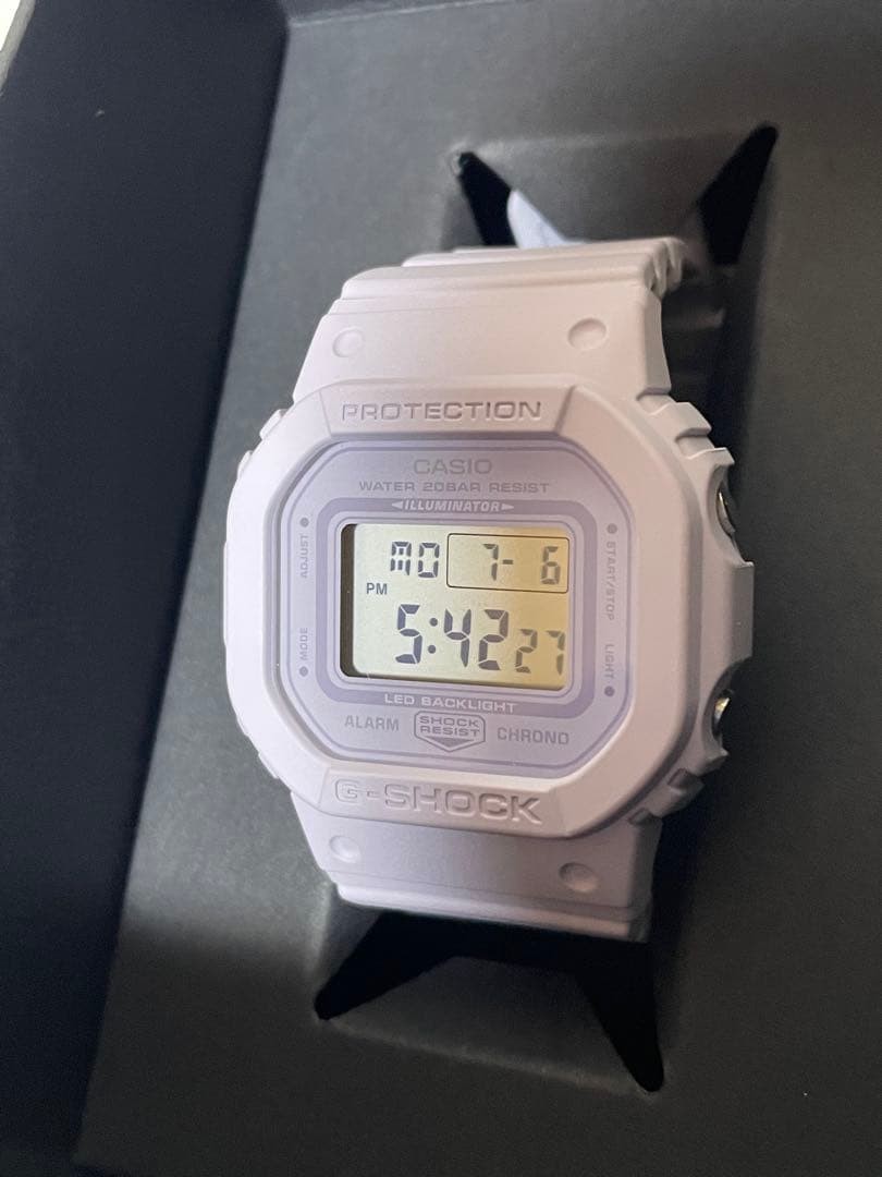 CASIO G SHOCK Digital Watch Body Purple Model 5600