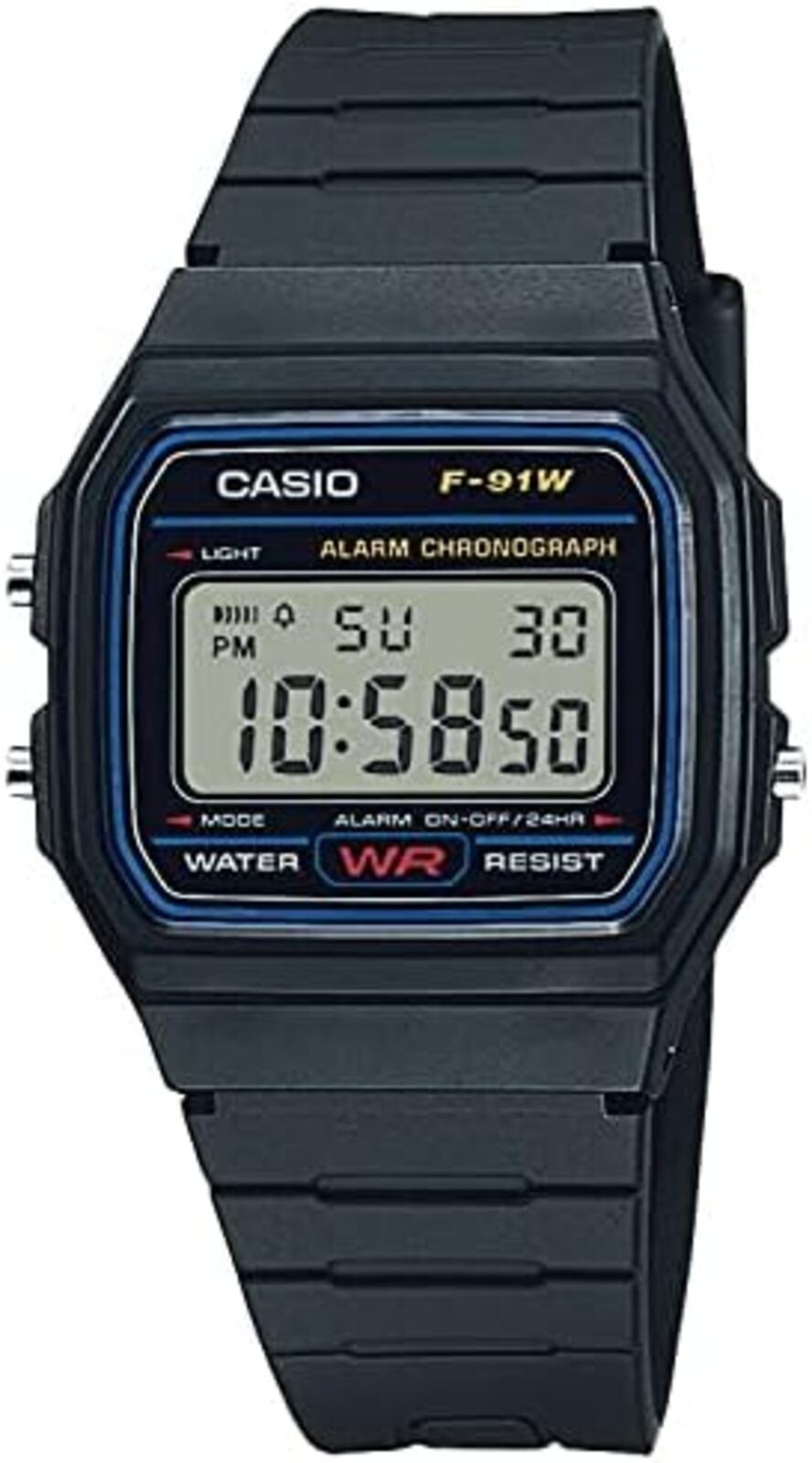 Casio Watch Casio Collection F-91W-1JH Men’s Black F/S w/Tracking# Japan New