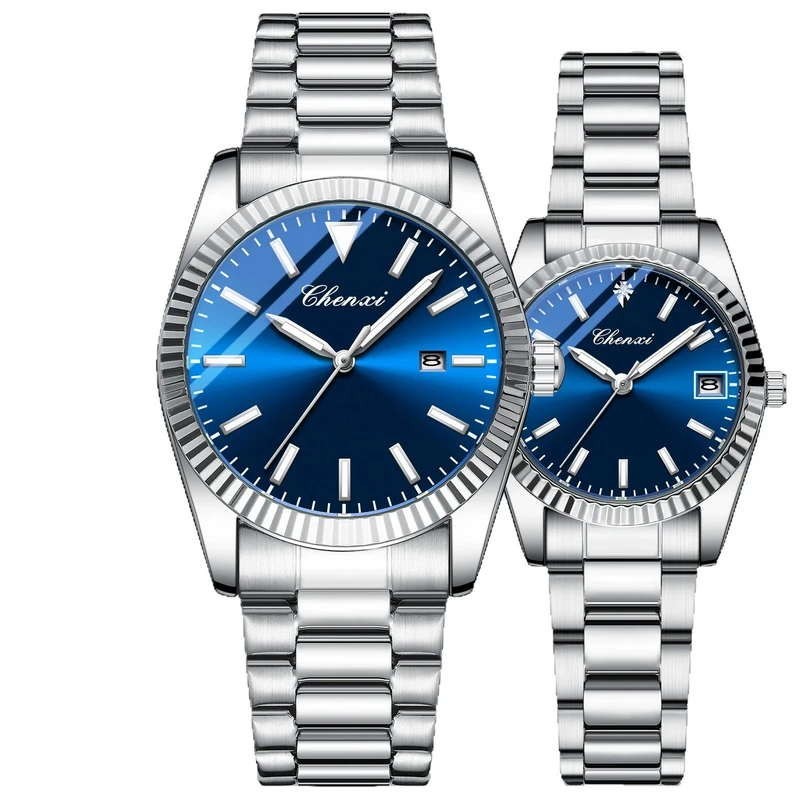 CHENXI Men’s/Women’s Luminous Waterproof Calendar Quartz Couple Wristwatch Gift