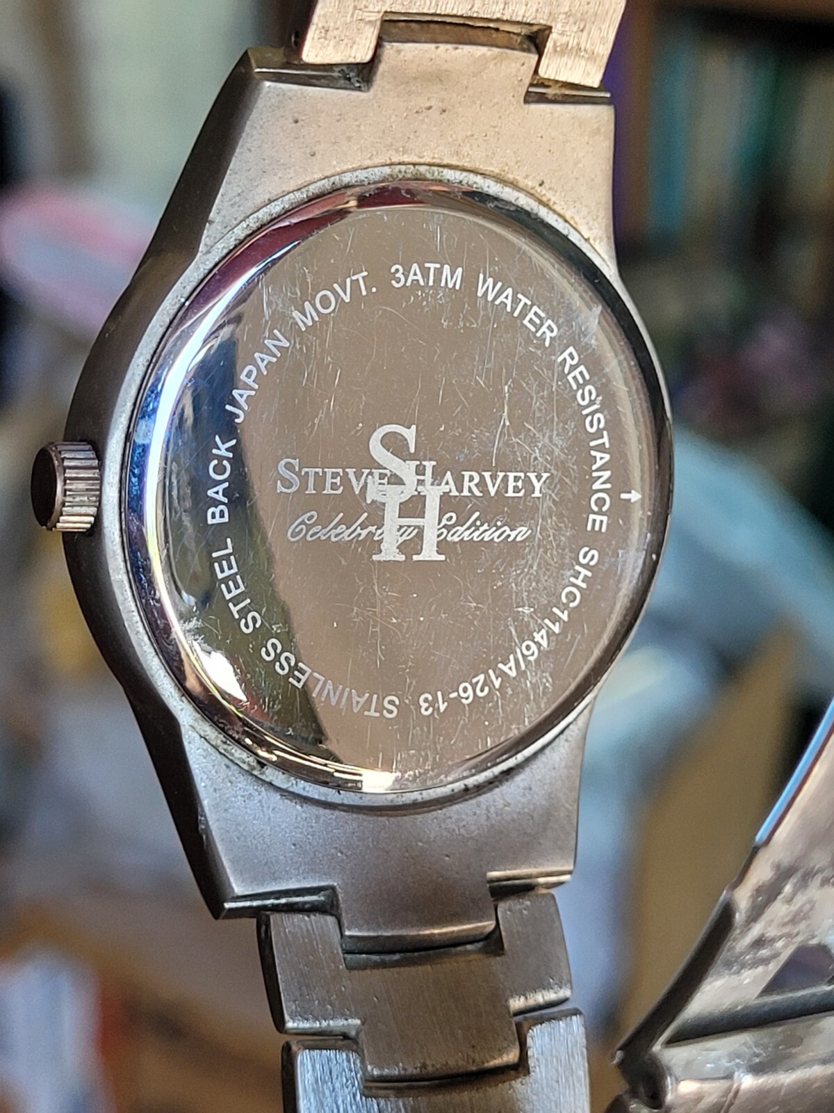 Rare Men’s Steve Harvey Celebrity Edition Watch Japan Movement Stainless Steel