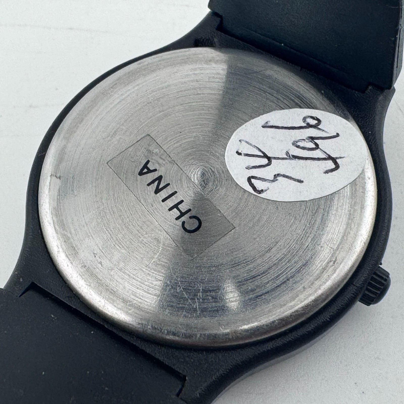 Unbranded LCD Hands Analog Watch Unisex Black Plastic Coin Dial New Battery