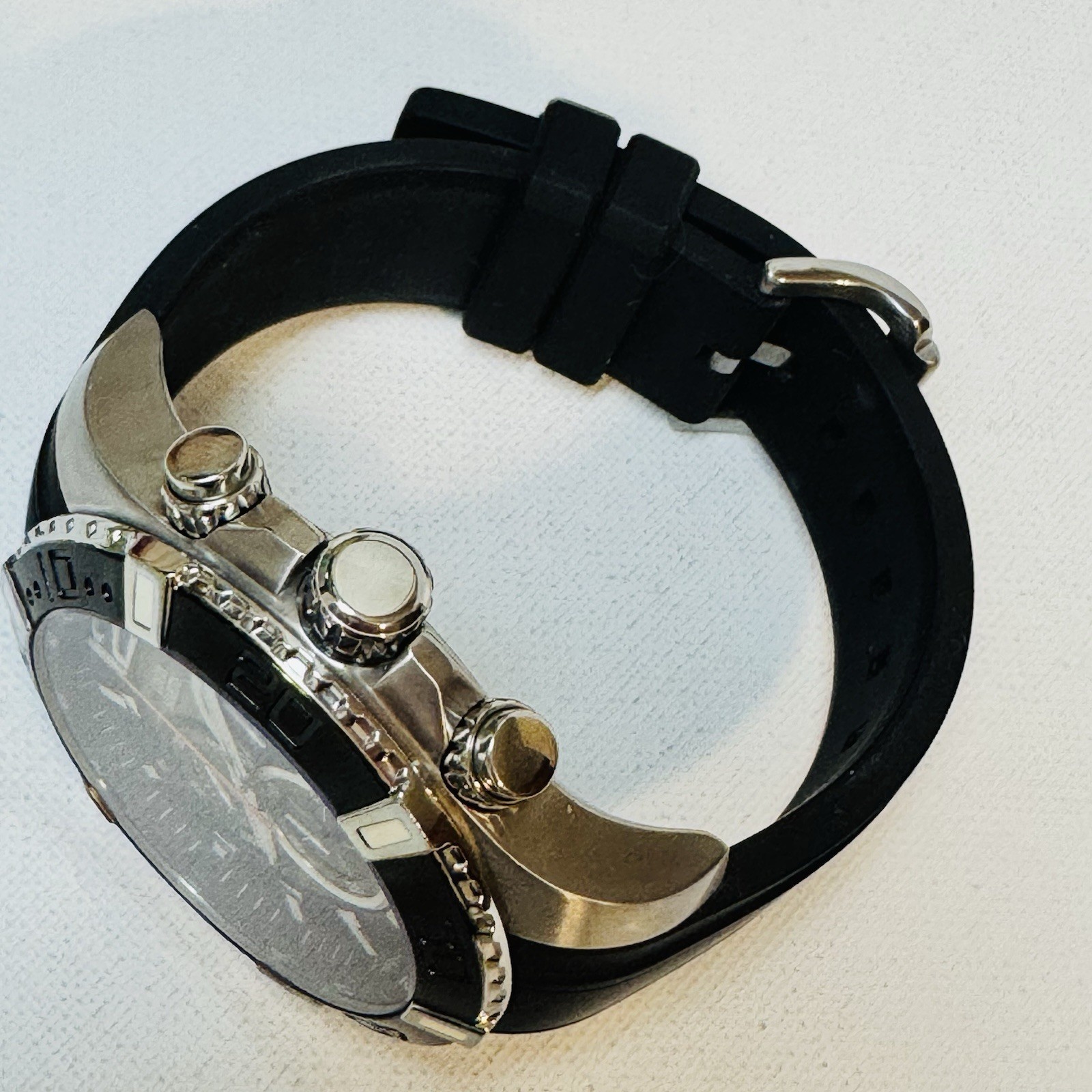 Louis Martin Belair 51mm Sapphire Crystal Men’s Silver Chronograph Watch 5040-2
