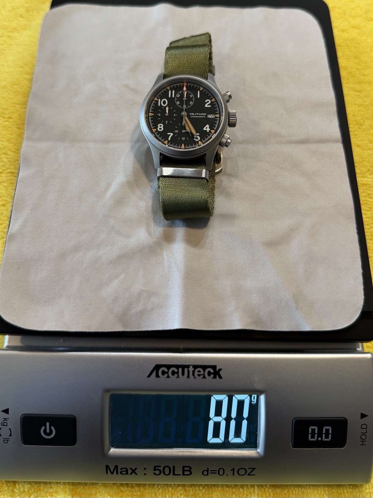 Militado Retro Chronograph ML1868-2 VK67 Date 39mm