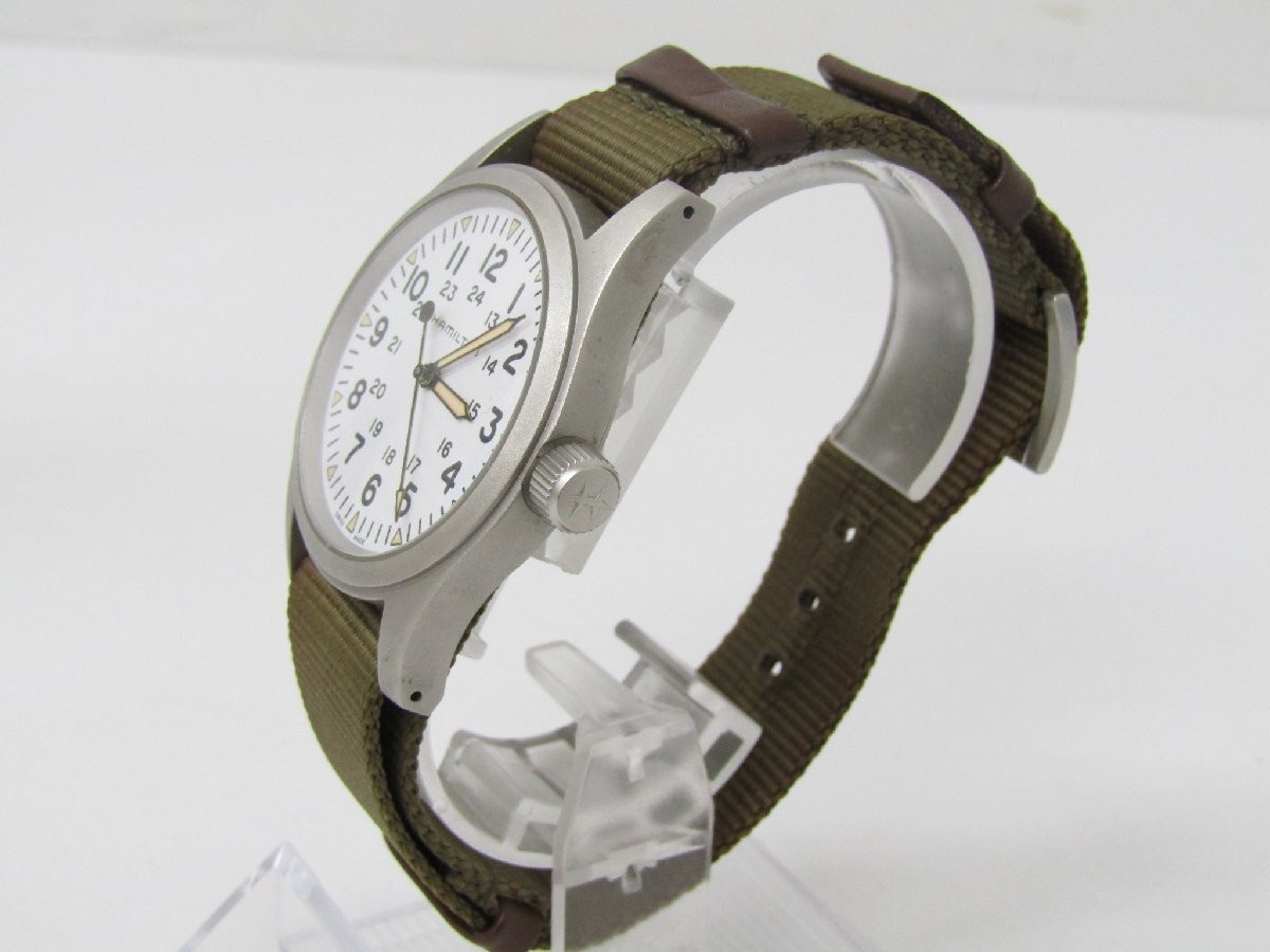 HAMILTON Hamilton H694390 AC27177 Manual Wind Used Watch Khaki Analog Dial