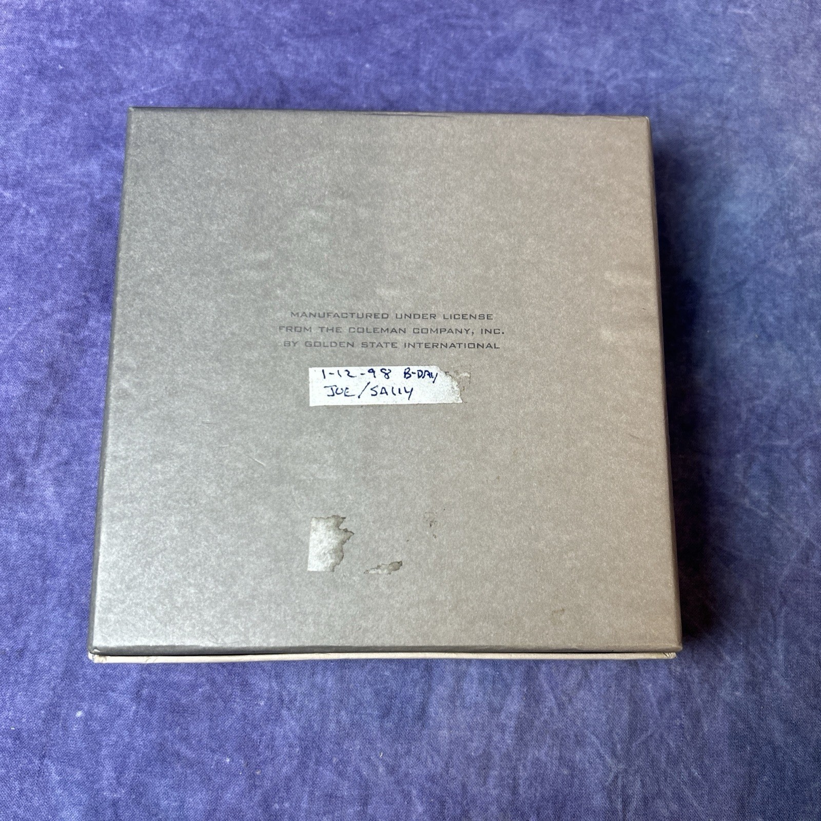 Coleman Outdoors Pocket Watch NIB