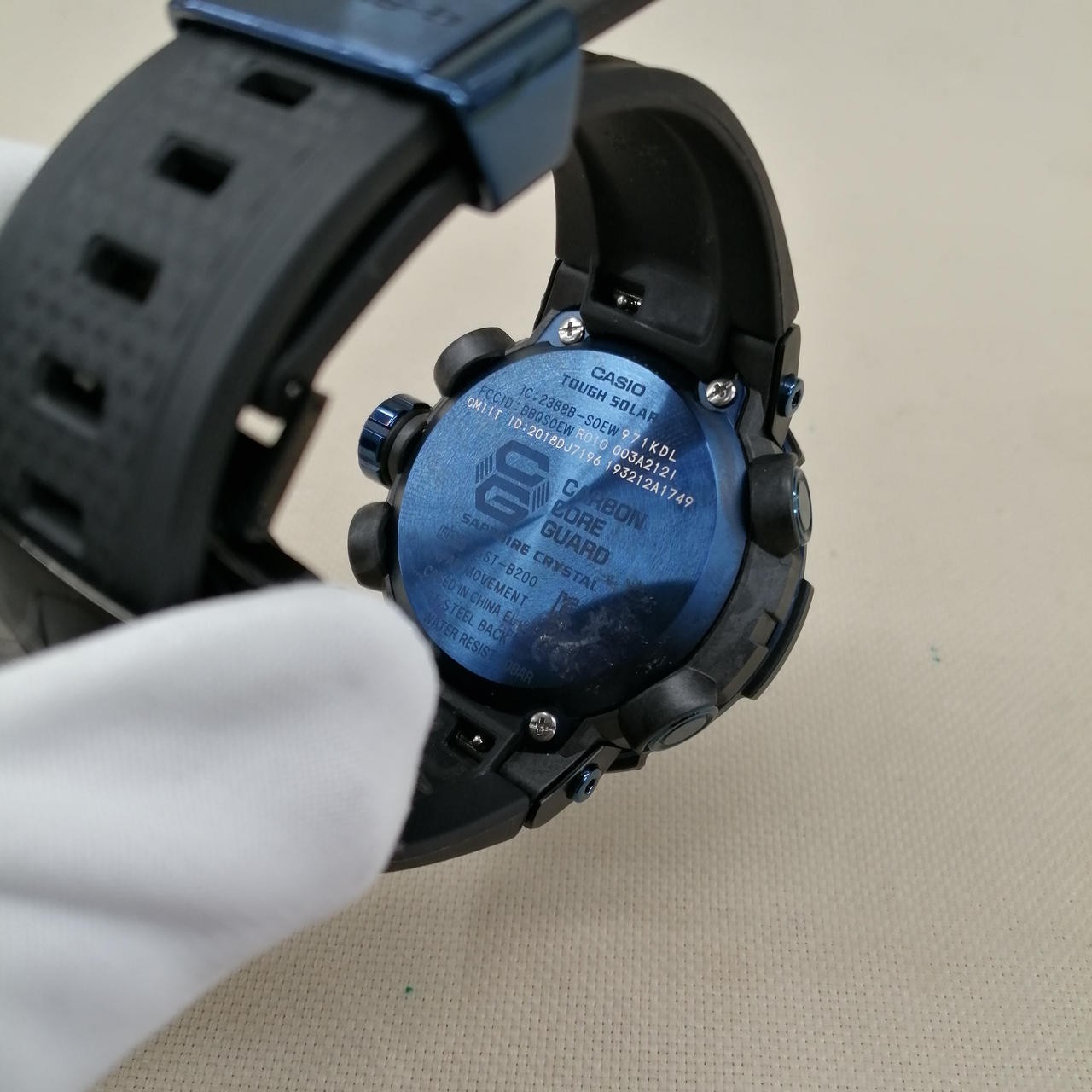 Solar G SHOCK Model Number GST B200 Blue CASIO
