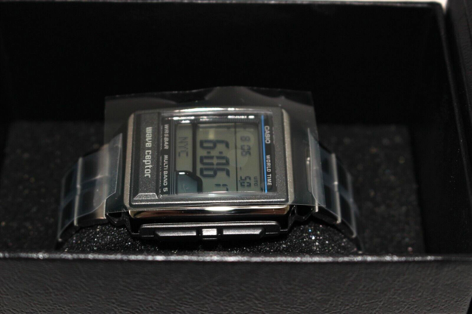 CASIO WAVE CEPTOR WV-59RD-1AJF Men’s Watch Super Illuminator Stainless Steel
