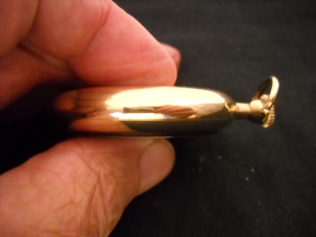 A Lincoln ILLINOIS Pocket RR Watch 21 jewel 1921 RUNS.