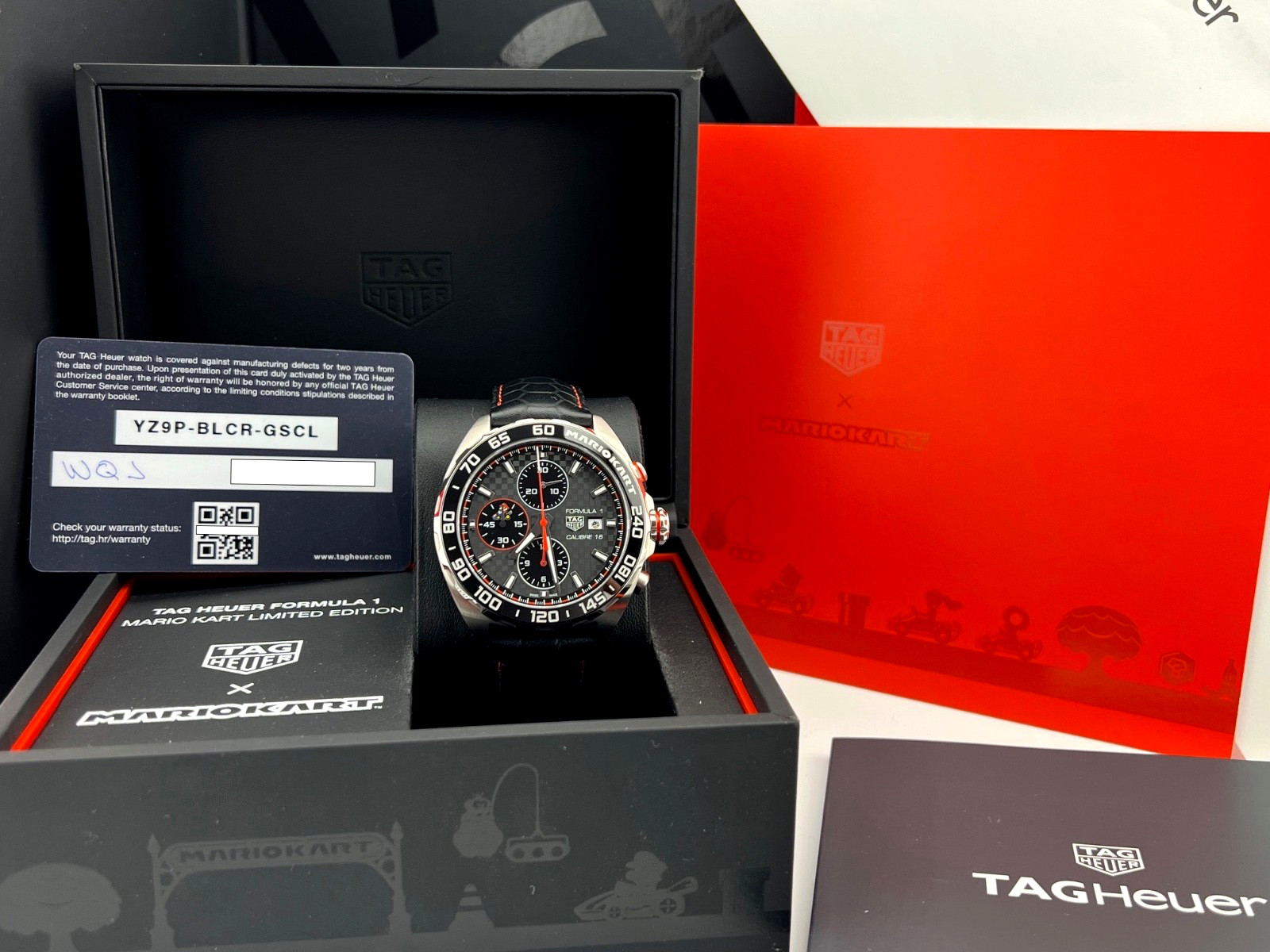 TAG Heuer Formula 1 Mario Kart Limited Edition CAZ201E.FC6517 44mm Box Papers