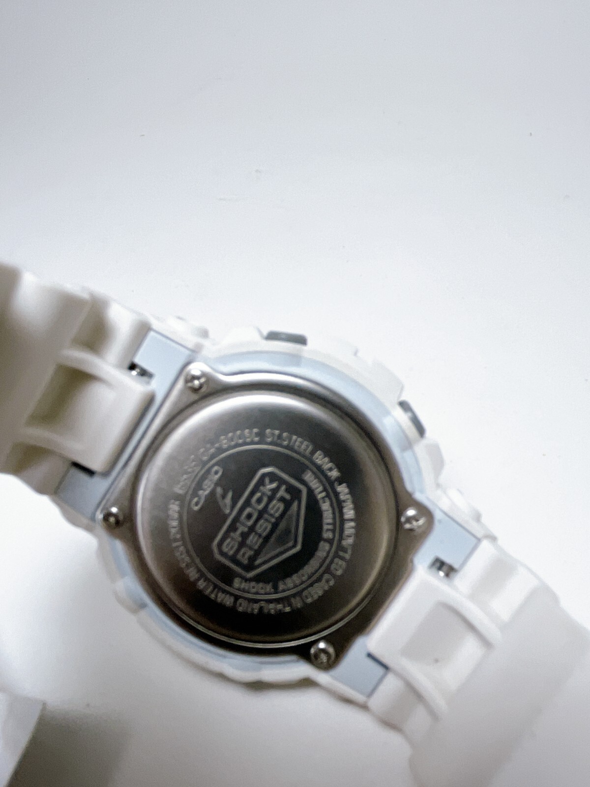 Casio G-Shock GA-800 5535 Men’s WristWatch WHITE Analog & Digital