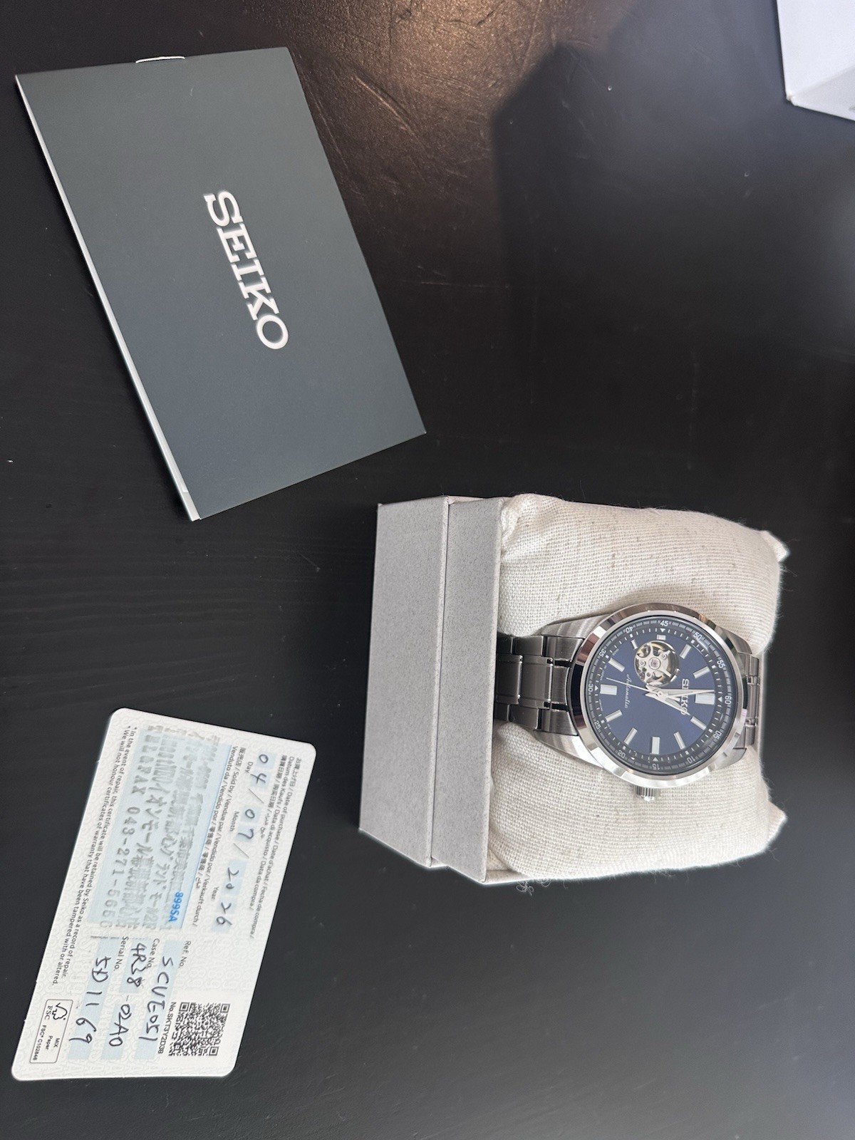 SEIKO Selection SCVE051 Automatic Open Heart Blue Dial 4R38 JDM – BRAND New