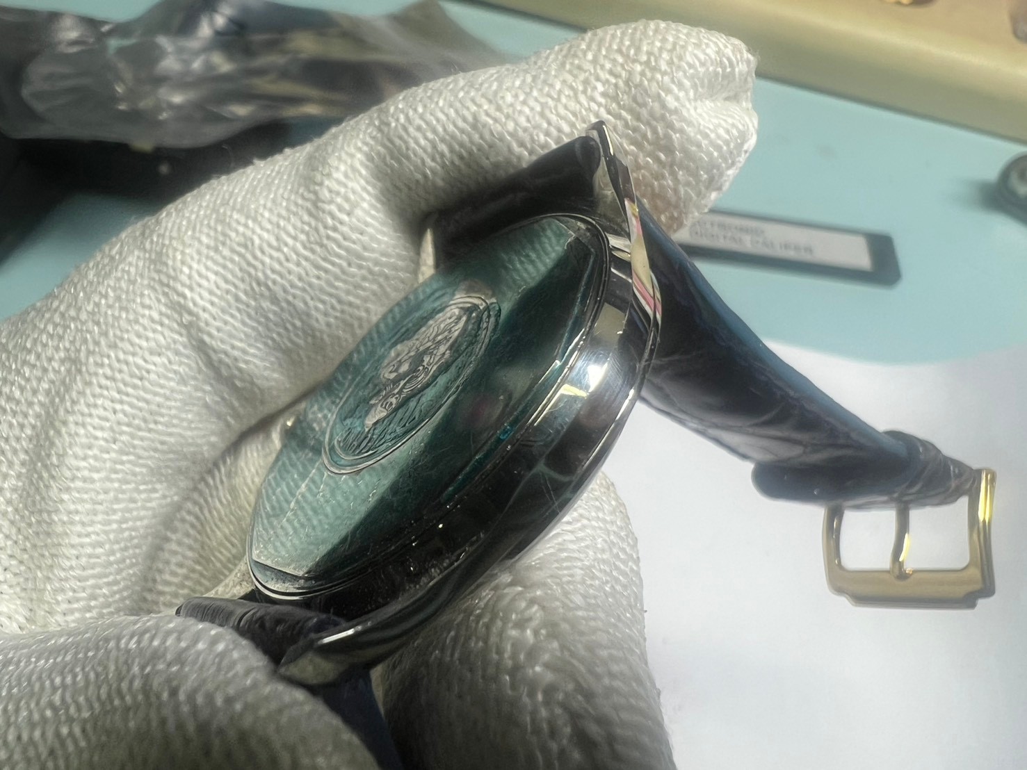 7. Technos cal 2390 manual winding 35.5 mm running