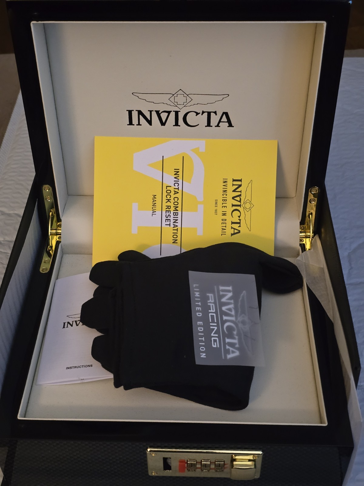 Invicta Celestial Astelis 70092 Automatic Mens Watch 45mm Carbon Fiber Display