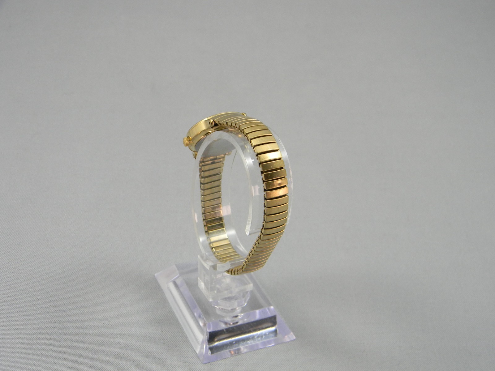 Timex Watch Women Easy Reader 23mm Gold Tone Stretch Band New Battery 6.25+