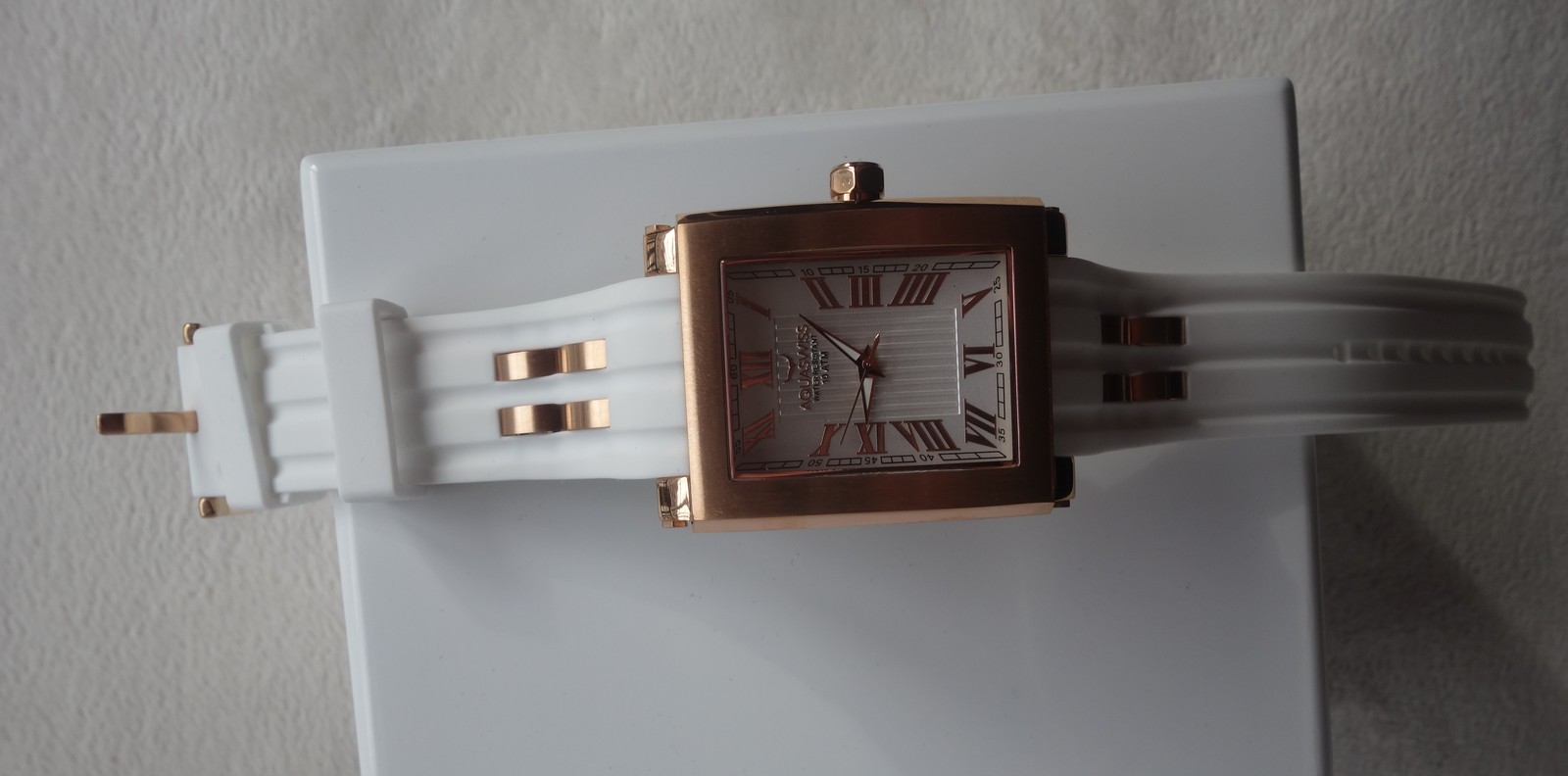 Aquaswiss MENS WATCH Tang Skeleton white and rose gold NEW